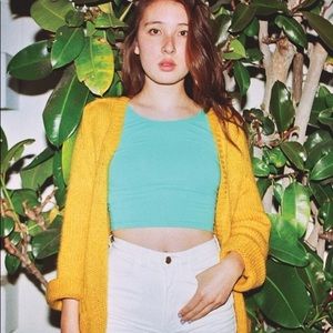 American Apparel Mohair Cardigan